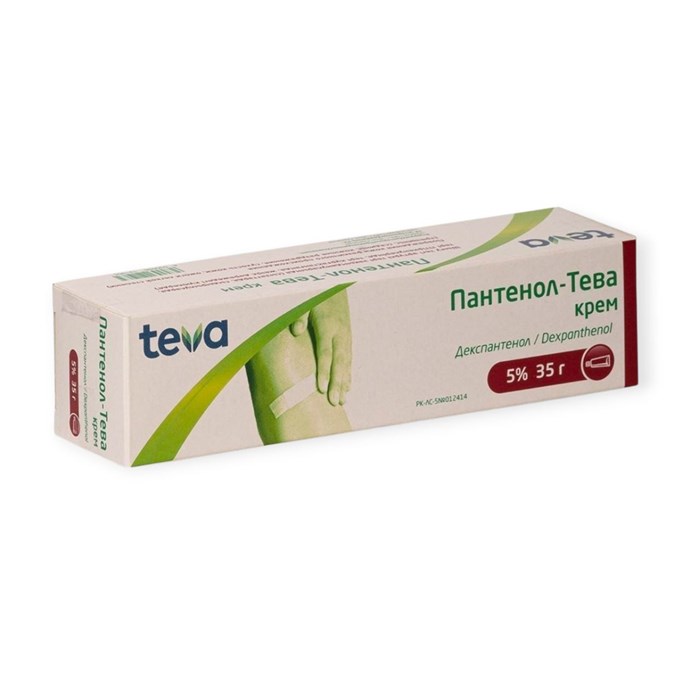 пантенол тева 5 % 35 гр ( ожоги/ заживление/порезы/трещины ) 00947 ( 3N / 4 / 6 )