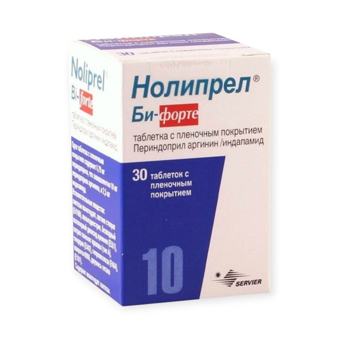 Нолипрел би форте 10мг/2,5 мг 30 табл 00820 ( 3N / 3 / 8 )