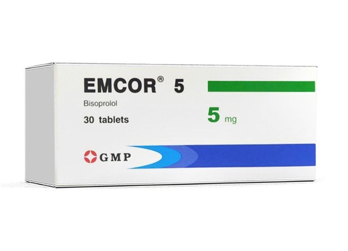 эмкор 5 мг 30 табл ( бисопролол ) 00241  ( 3N / 3 / 4 )