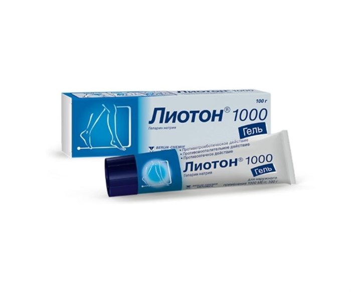 лиотон 1000 гель 100 мг 00572 ( 3N / 4 / 8 )