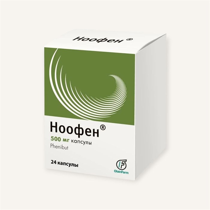 ноофен 500 мг 24 капсулы 00961