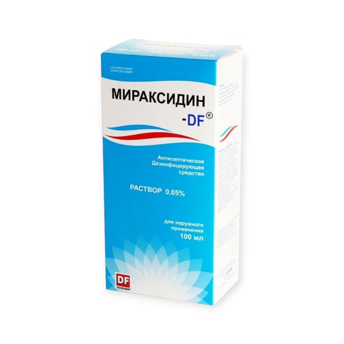 мираксидин раствор 0,05% 100 мл ( хлоргекседин ) 00640 ( 1N / 3 / 2 )