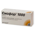 Сиофор 1000мг 60табл(диабет) (помятая коробка) 01209 (103 ) ( 5 / 1 )