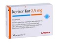 конкор 2,5 мг 30 табл (бисопролол) 00204  ( 3N / 3 / 5 )