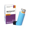 вентакорт ( сальбутамол) 100мкг /200 доз 00739  ( 1N / 2 / 2)
