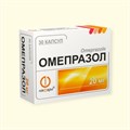 омепразол 20 мг 30 табл(язва/ГЭРБ/эзофагит/Helicobacter pylori ) 01180 ( 1В / 1 / 5 ) Лекфарм Беларусь